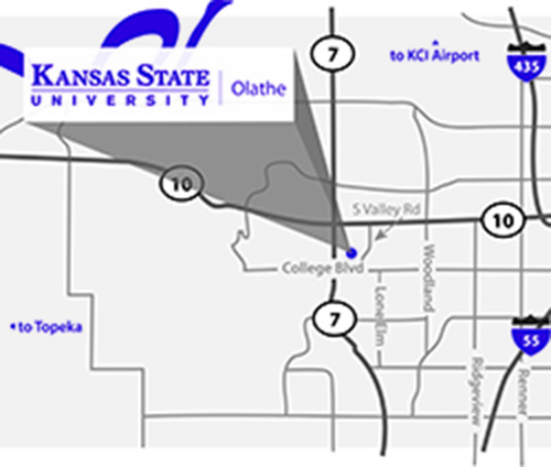 K-State Olathe Map