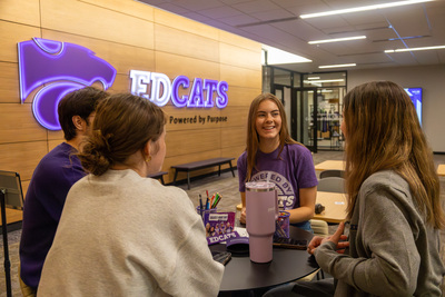 students by edcats sign